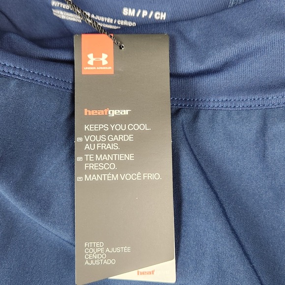Under Armour Skort Womens Size Small Heatgear Fitted Navy Blue Bottoms New - Picture 7 of 9